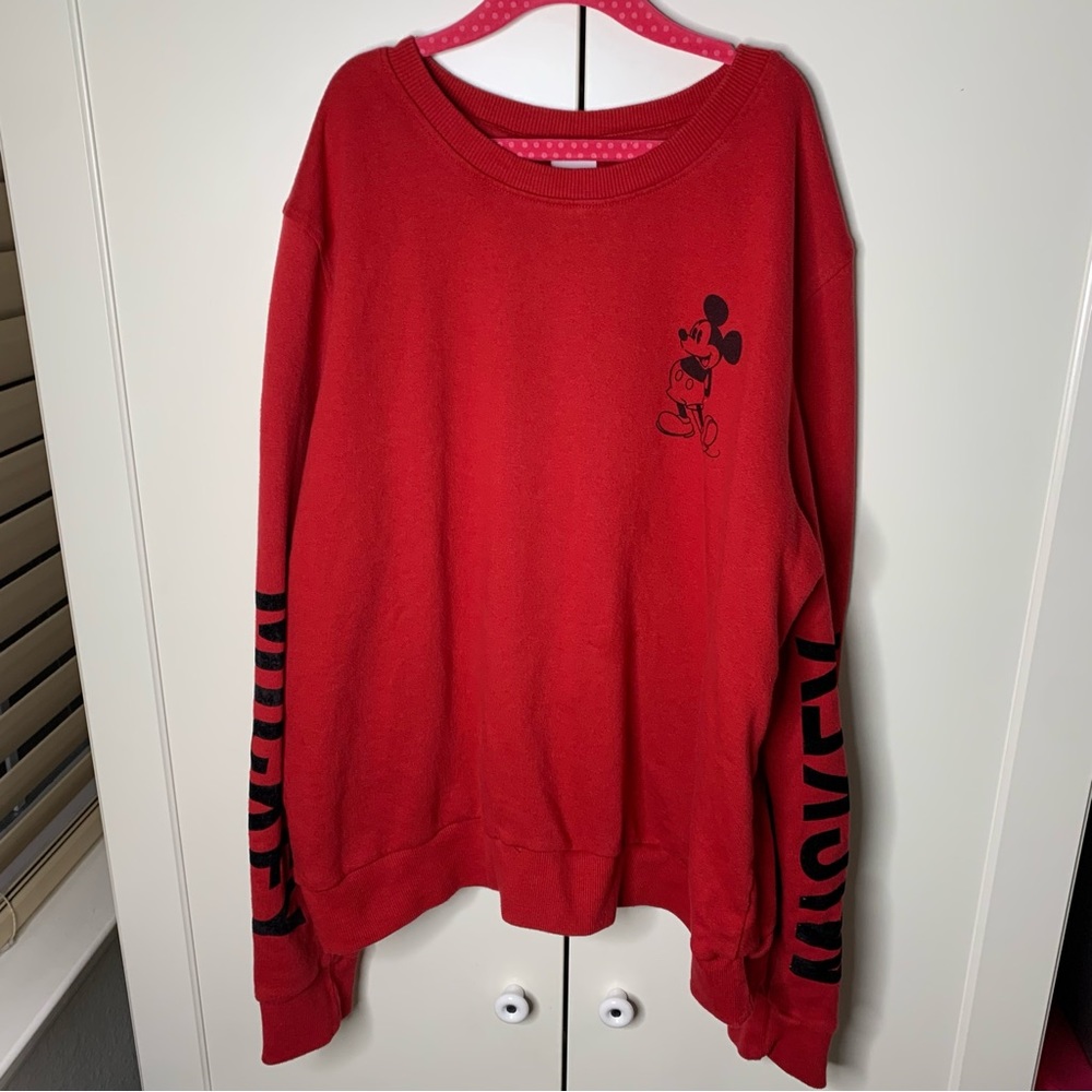 Disney Mickey Mouse Velvety Graphics Sweatshirt